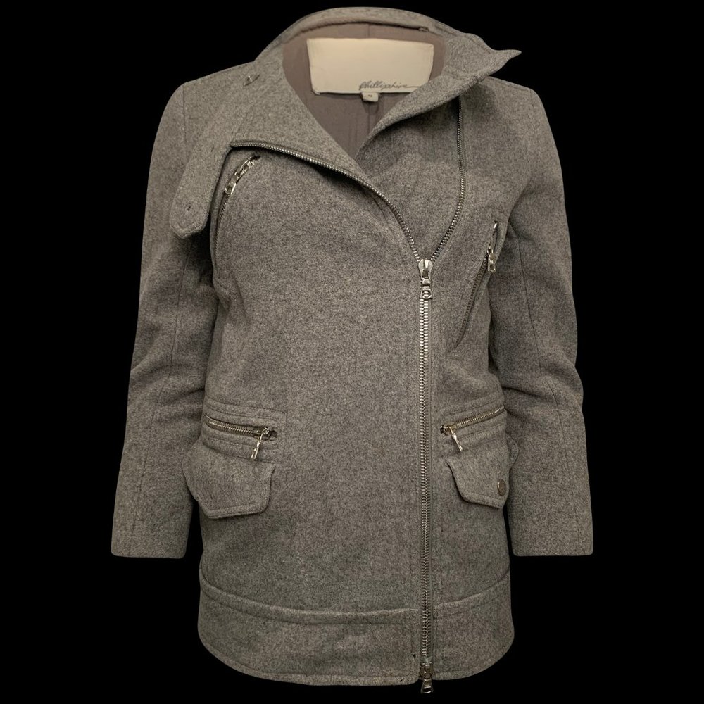 3.1 Phillip Lim Wool Moto Style Jacket 0